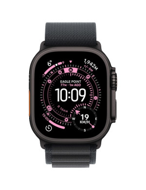 APPLE Watch Ultra 3, GPS + Cellular, Carcasa Black Titanium 49mm, Black Alpine Loop - Medium