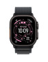 APPLE Watch Ultra 3, GPS + Cellular, Carcasa Black Titanium 49mm, Black Alpine Loop - Medium