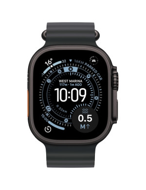APPLE Watch Ultra 3, GPS + Cellular, Carcasa Black Titanium 49mm, Black Ocean Band