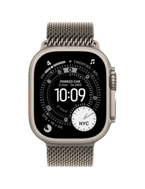 APPLE Watch Ultra 3, GPS + Cellular, Carcasa Natural Titanium 49mm, Natural Titanium Milanese Loop - Large