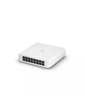 Switch UBIQUITI Unifi USW-LITE-16-POE, 16 porturi, PoE, L2, Alb