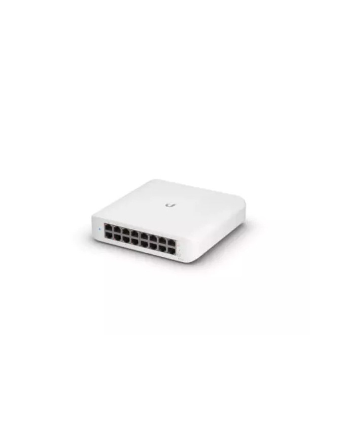 Switch UBIQUITI Unifi USW-LITE-16-POE, 16 porturi, PoE, L2, Alb