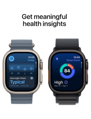 APPLE Watch Ultra 3, GPS + Cellular, Carcasa Natural Titanium 49mm, Natural Titanium Milanese Loop - Large