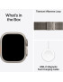 APPLE Watch Ultra 3, GPS + Cellular, Carcasa Natural Titanium 49mm, Natural Titanium Milanese Loop - Large