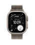 APPLE Watch Ultra 3, GPS + Cellular, 49mm, Natural Titanium Case, Natural Titanium Milanese Loop - Medium
