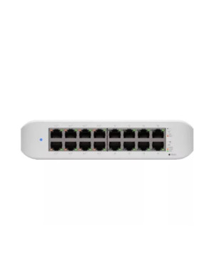 Switch UBIQUITI Unifi USW-LITE-16-POE, 16 porturi, PoE, L2, Alb