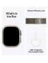 APPLE Watch Ultra 3, GPS + Cellular, 49mm, Natural Titanium Case, Natural Titanium Milanese Loop - Medium