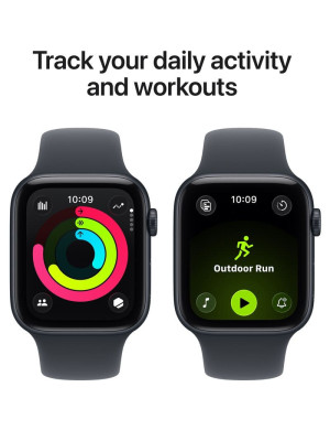Smartwatch APPLE Seria SE 3 (2025), iOS, Silicon, 44 mm, M/L, Midnight
