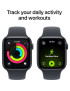 Smartwatch APPLE Seria SE 3 (2025), iOS, Silicon, 44 mm, M/L, Midnight