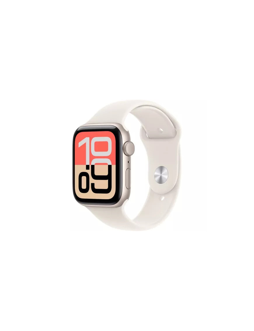 Smartwatch APPLE Seria SE 3 (2025), iOS, Silicon, 40 mm, S/M, Starlight
