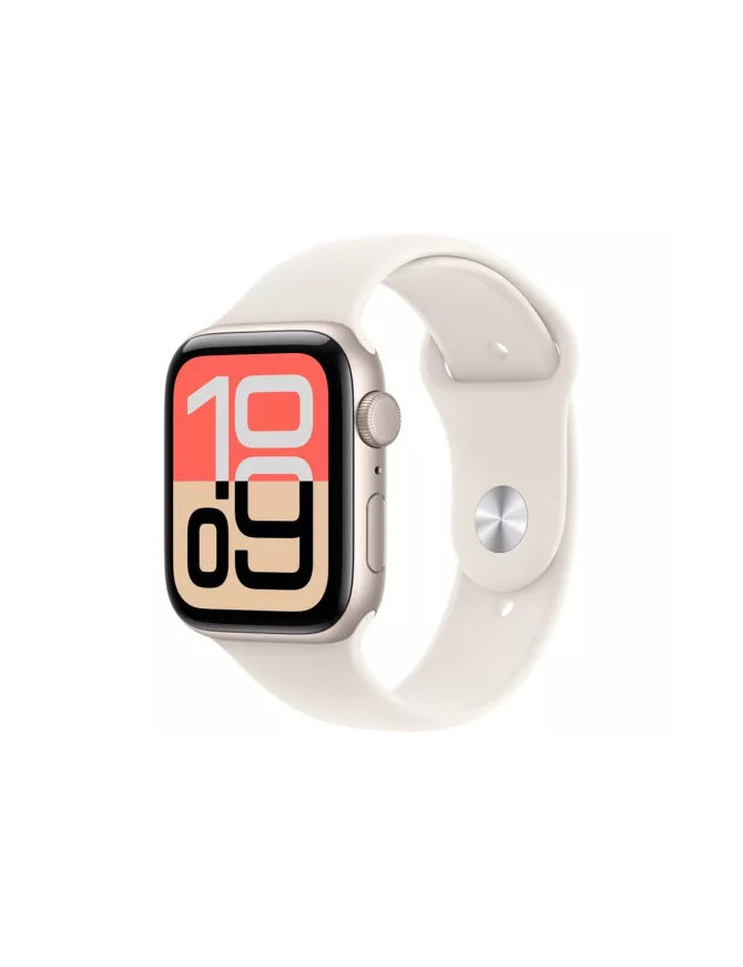 Smartwatch APPLE Seria SE 3 (2025), iOS, Silicon, 40 mm, S/M, Starlight