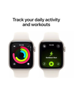 Smartwatch APPLE Seria SE 3 (2025), iOS, Silicon, 40 mm, S/M, Starlight