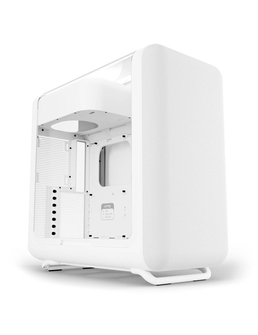 Carcasa HYTE X50, Mid-Tower, ATX/Micro-ATX/Mini-ITX, Tempered Glass, Panoramic View Design, Snow White