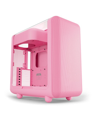 Carcasa HYTE X50, Mid-Tower, ATX/Micro-ATX/Mini-ITX, Tempered Glass, Panoramic View Design, Strawberry Milk