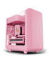 Carcasa HYTE X50, Mid-Tower, ATX/Micro-ATX/Mini-ITX, Tempered Glass, Panoramic View Design, Strawberry Milk