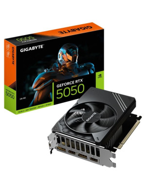 Placa video GIGABYTE GeForce RTX 5050 D6 GV-N5050D6-8GD, 8GB GDDR6, 128-bit, DLSS 4.0