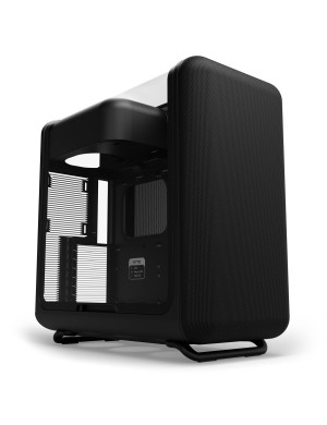 Carcasa HYTE X50, Mid-Tower, ATX/Micro-ATX/Mini-ITX, Tempered Glass, Panoramic View Design, Pitch Black