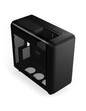 Carcasa HYTE X50, Mid-Tower, ATX/Micro-ATX/Mini-ITX, Tempered Glass, Panoramic View Design, Pitch Black