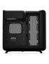 Carcasa HYTE X50, Mid-Tower, ATX/Micro-ATX/Mini-ITX, Tempered Glass, Panoramic View Design, Pitch Black