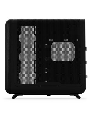 Carcasa HYTE X50, Mid-Tower, ATX/Micro-ATX/Mini-ITX, Tempered Glass, Panoramic View Design, Pitch Black