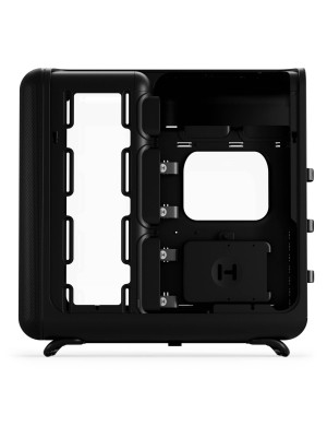 Carcasa HYTE X50, Mid-Tower, ATX/Micro-ATX/Mini-ITX, Tempered Glass, Panoramic View Design, Pitch Black