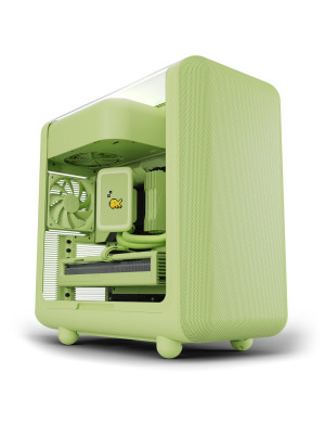 Carcasa HYTE Y50 Gravity, Mid-Tower, ATX/Micro-ATX/Mini-ITX, Tempered Glass, Dual-Chamber Design, Matcha Milk