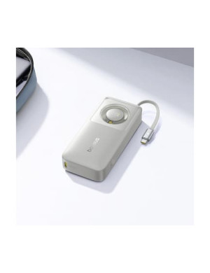 Powerbank Baseus OS Free2Pull 10000mAh 30W cu cablu USB-C retractabil - Negru