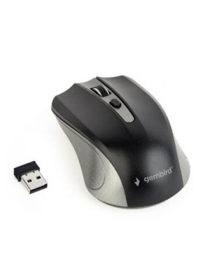 Mouse Wireless Gembird MUSW-4B-04-GB, 1600 DPI, 4 butoane, negru/gri