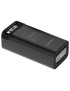 PowerBank KRUGER & MATZ KM0915, 20000 mAh, 100W, 2 x USB-A, 1 x USB-C, Cablul USB-C incorporat, Black