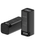 PowerBank KRUGER & MATZ KM0915, 20000 mAh, 100W, 2 x USB-A, 1 x USB-C, Cablul USB-C incorporat, Black