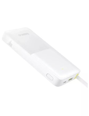 Powerbank Baseus Bipow 2 10000mAh 20W cu cablu USB-C integrat și afișaj inteligent