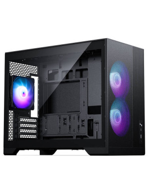 Carcasă Phanteks XT M3 DRGB, Compact Micro-ATX, Micro-ATX/Mini-ITX, Tempered Glass, DRGB Fans, Black