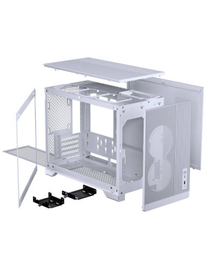 Carcasă Phanteks XT M, Compact Mid-Tower, Micro-ATX/Mini-ITX, Tempered Glass, DRGB Fans, White
