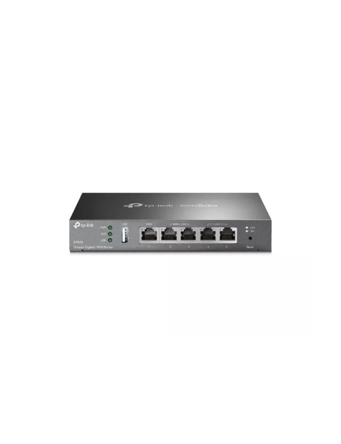 Router wireless TP-LINK Gigabit ER605, Multi-WAN, 802.3, 802.3u, 802.3ab, 940 Mbps, Negru