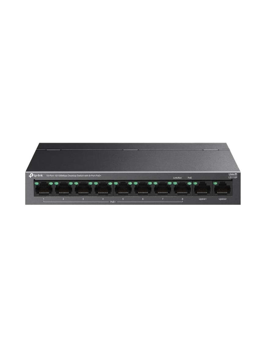 Switch TP-LINK LS110P, 10 x 10/100Mbps