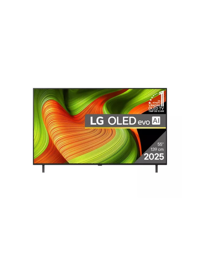 Televizor LED LG OLED55B53LA.AEU (Gama 2025), 4K Ultra HD, 139 cm, Negru