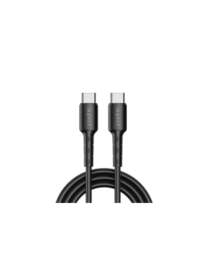 Cablu de date si incarcare HAVIT HVCB-CB6235-BK, USB-C la USB-C, 1 m, 60 W, Negru