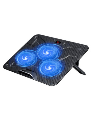 Cooler laptop HAVIT F2067, 18.3", 3 ventilatoare, Black