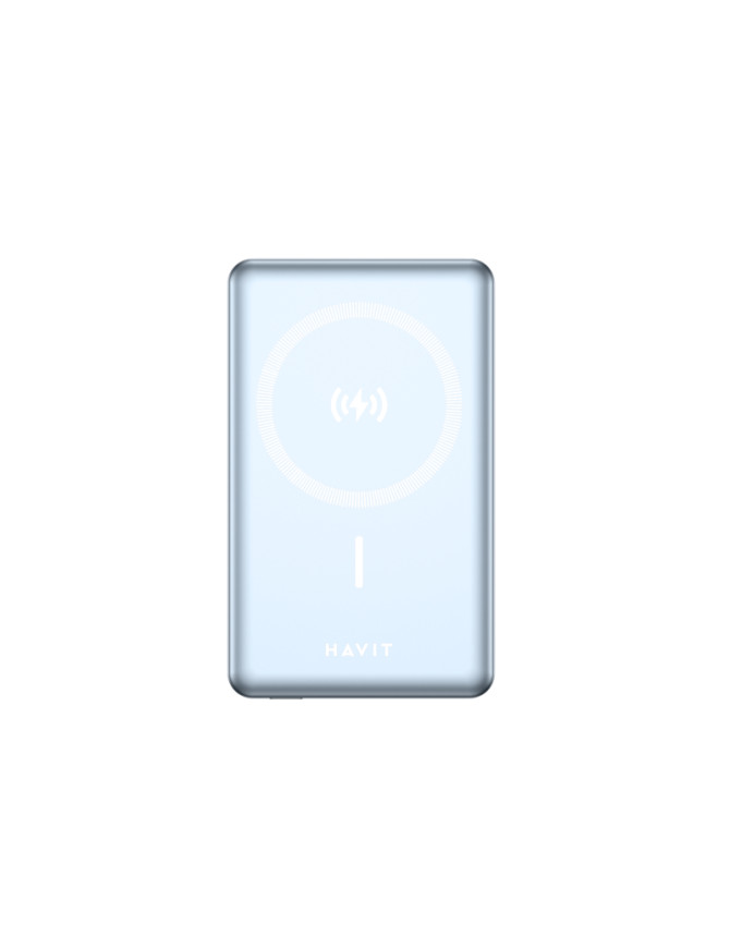 PowerBank HAVIT PB5203-BU, 10000 mAh, 20 W, 1x USB-C, MagSafe, Blue