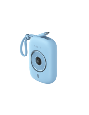 PowerBank HAVIT PB5214-BU, 10000 mAh, 35 W, 1x USB-C, Blue