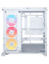 Carcasa CORSAIR 4500X RGB, Mid-Tower, ATX/Micro-ATX/Mini-ITX, Tempered Glass, 3x RS120 ARGB Fans, White