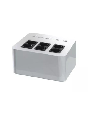 UPS SOCOMEC NPL-0800-D 800VA cu 6 prize Schuko, alb