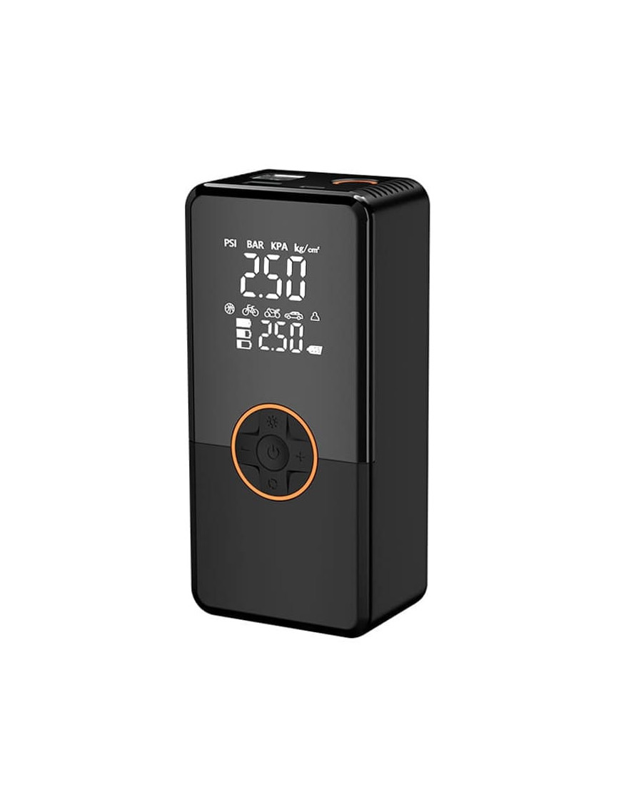 PowerBank cu functie de compresor PLATINET PMPBTPM, 8000mAh, 800 A, Negru