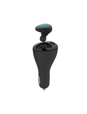 Casca cu incarcator auto KRUGER & MATZ KM0397 K1, Bluetooth 4.1, Negru