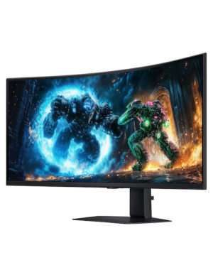 Monitor LED SAMSUNG Gaming Odyssey G7 G75F LS40FG750EUXEN, Curbat, 40 inch, UWUHD, 1 ms, 180 Hz, FreeSync Premium Pro, Black