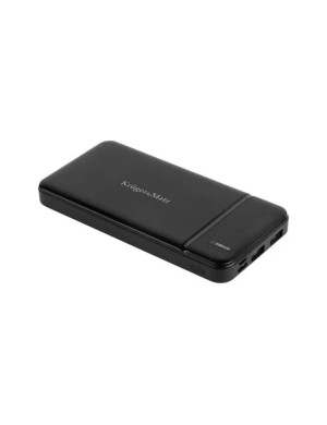 PowerBank KRUGER & MATZ KM0903, 10000 mAh, 2 x USB, 1 x USB Type-C, 1 x MicroUSB, Black