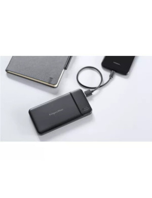 PowerBank KRUGER & MATZ KM0903, 10000 mAh, 2 x USB, 1 x USB Type-C, 1 x MicroUSB, Black