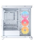 Carcasa CORSAIR 4500X RGB, Mid-Tower, E-ATX/ATX/Micro-ATX, Tempered Glass, 3x LX120 RGB Fans, White