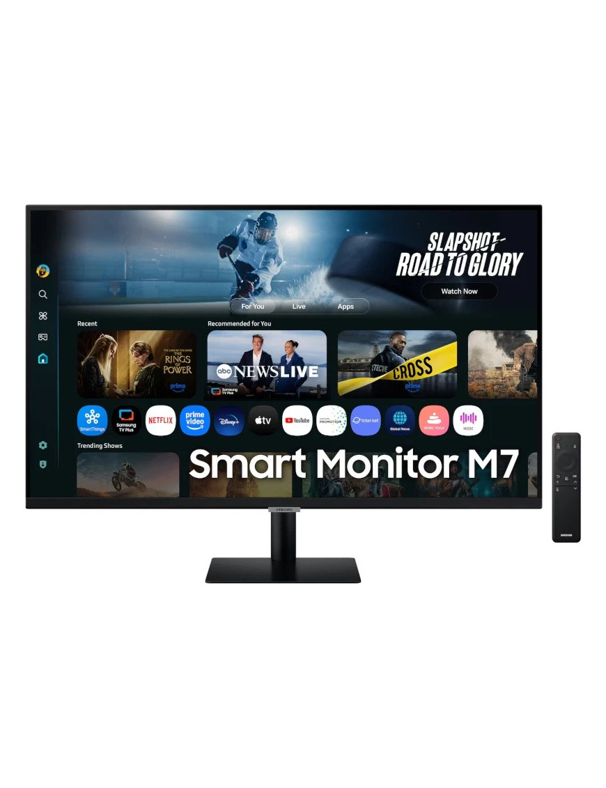 Monitor LED SAMSUNG Smart M7 LS32FM700UUXDU, 32 inch UHD, 60 Hz, 4 ms, Black