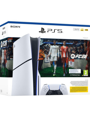 Consola SONY PlayStation 5 Slim (PS5), 1TB, E-Chassis + EA Sports FC 26, White